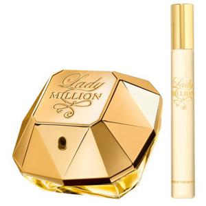 Set Perfume Lady Million EDP Mujer 50 ml + Megaspritzer 10 ml Rabanne