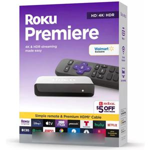 Roku Premier - 4K / HDR Reproductor + Cable Hdmi