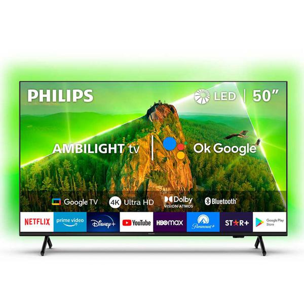 LED 50" Philips Ambilight 50PUD7908 Smart TV 4K UHD