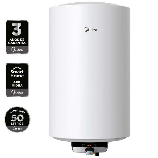 Termo Eléctrico Midea 50 Lts Smart (Se Conecta Al Teléfono)