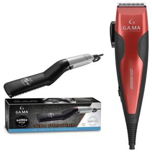 Combo Gama Plancha Alisadora Barber Style + Cortapelos Clipper Gm566 13pcs