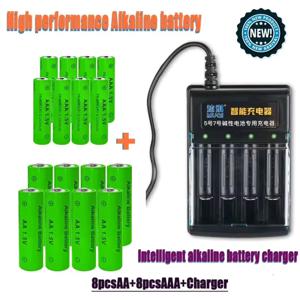 Pack Pilas Recargables (8 AA + 8 AAA) 1,5V + Cargador