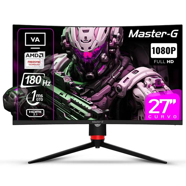 Monitor Gamer 27" Curvo FHD 1080 VA 180Hz 1Ms MGMG2740C Master-G