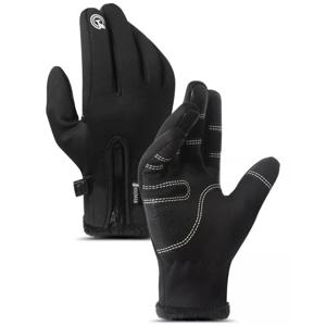 Guantes Cuero Térmicos Impermeables Touch Para Moto/bici
