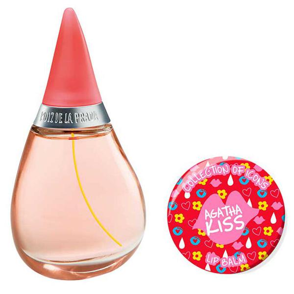 Set Agatha Ruiz de la Prada Perfume Mujer Gotas de Color EDT 50ML + Bálsamo Labial