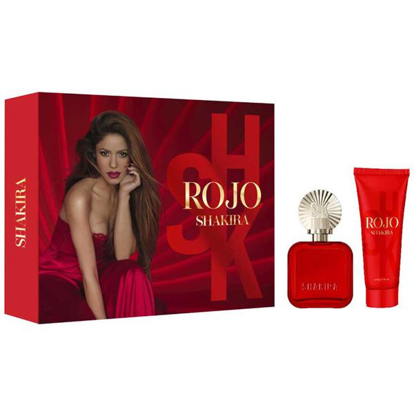 Set Regalo Shakira Perfume Mujer Rojo EDP 50ml + Body Lotion 75ml
