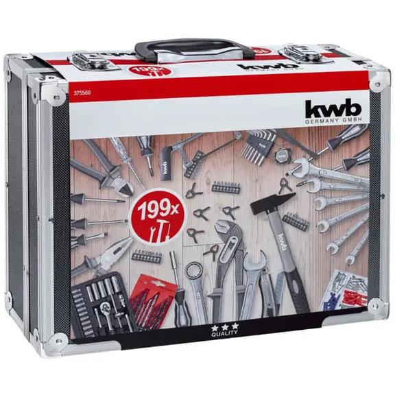 Caja Herramientas 199 Piezas KWB