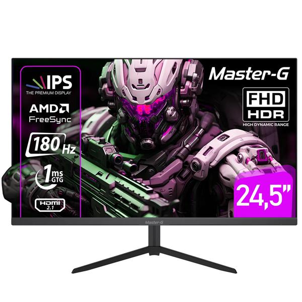 Monitor Gamer 24,5" FHD IPS HDR 180Hz 1Ms MGMG2440P Master-G