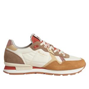 Zapatillas Mujer Pepe Jeans Beige London Brit Print Lux