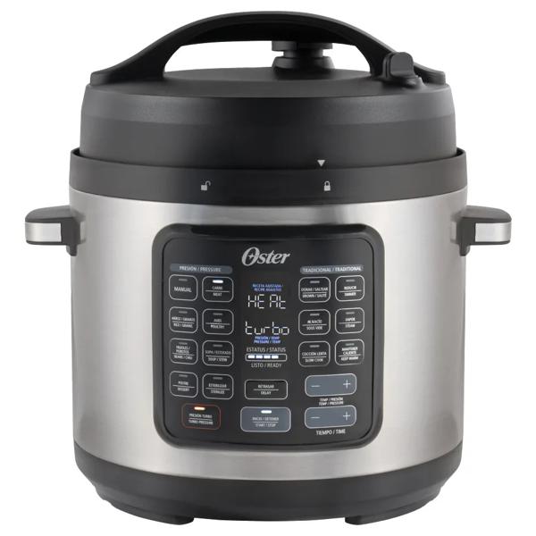 Multiolla Turbo Oster 5.7 Lt 14 Funciones Ckstpcect57df Color Gris Frecuencia 50 Hz