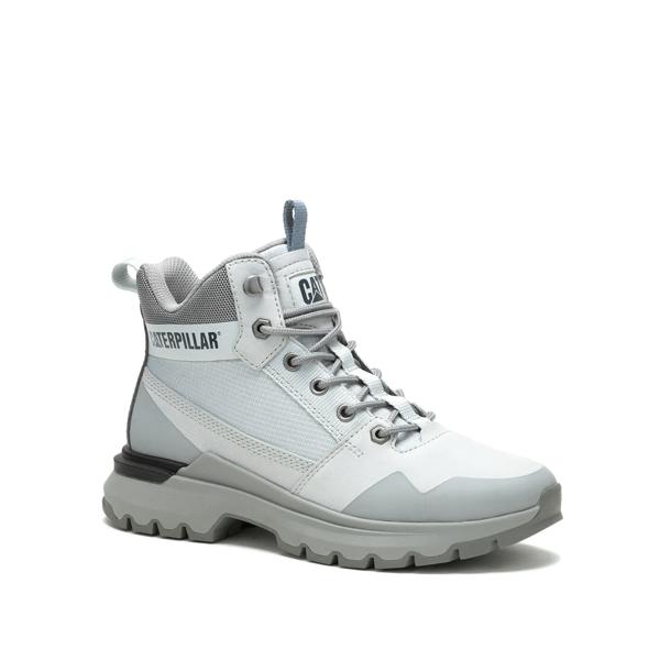 Zapatilla Con Caña Casual Mujer Colorado Sneaker Gris CAT