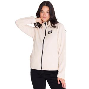 Polar Manga Larga Mujer Microfleece Full Zip Beige Cat