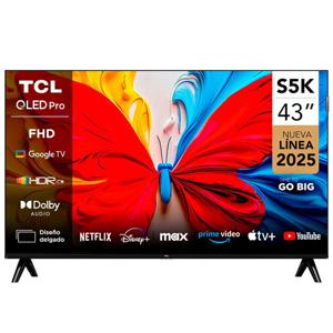 Televisor QLED 43" TCL S5K QLED Smart TV FHD