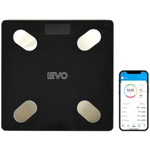 Pesa Digital Balanza Baño Bluetooth Negra Inteligente
