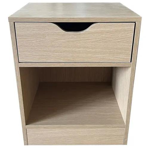 Velador 50x40x35 cm 1 Cajón Natural