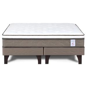 Cama Europea 2 Plazas New Style 6 Base Dividida Rosen