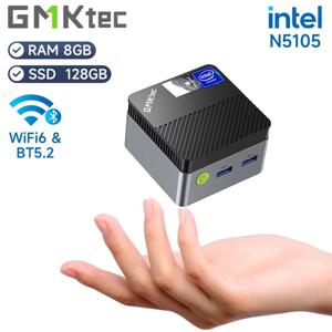 Mini PC KB5, Intel Celeron N5105, W11 Pro, 4K, 8GB RAM, 128GB ROM, WiFi5, BT4.2