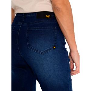 Jeans Mujer Triblend Stretch Mid-rise Skinny Azul CAT