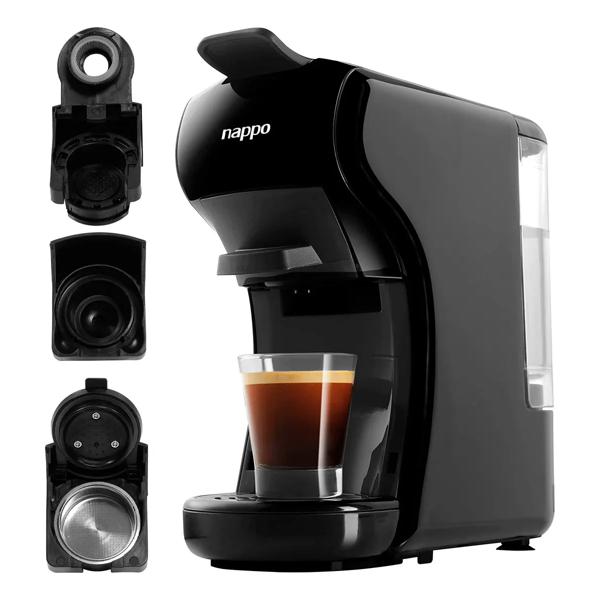Cafetera Nappo 3 En 1 1450w Compatible Dolce Gusto Nespresso