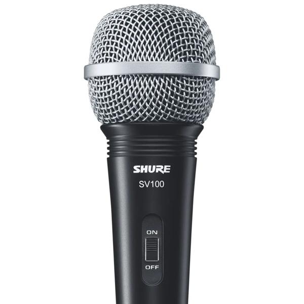 Microfono Dinamico Sv100 Shure Color Negro
