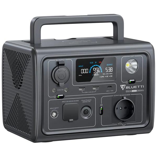Estacion De Energia Portatil Bluetti Eb3a 600w Solar