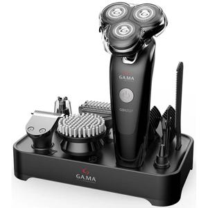 Afeitadora Gama Set Gsh 2527 Wet & Dry Múltiples Accesorios Color Negro