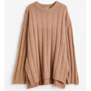 Sweater Oversize en Punto Acanalado HyM