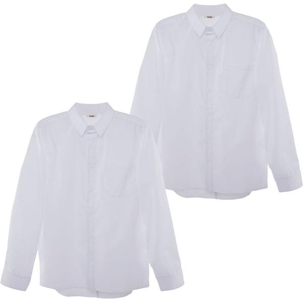 Pack 2 Camisa Escolar Niño Talla 14 y 16 Crescendo