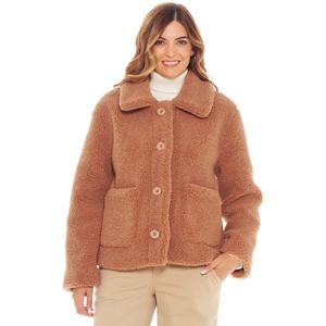 Chaqueta Wados Manga Larga Solida De Piel Sintetica