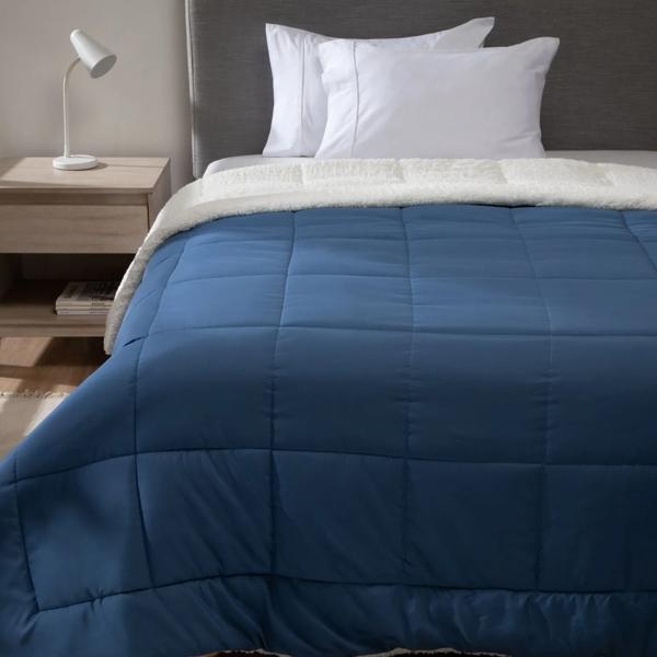 Plumón Sherpa Estampado Mica 1.5 y 2 Plazas