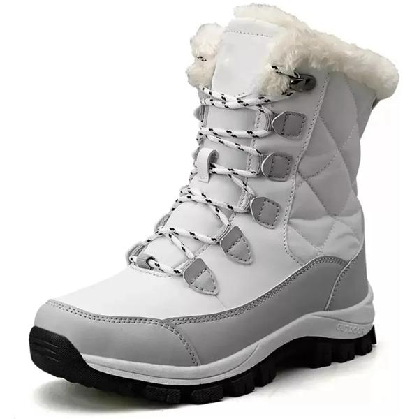 Botín Térmico Impermeable Forrado Con Chiporro Mujer - Nieve