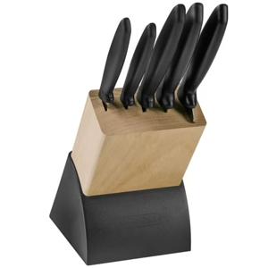 Juego 5 Cuchillos de Acero Inoxidable con Soporte Tramontina