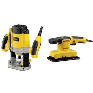 Rebajadora 1200W + Lijadora Orbital Stanley