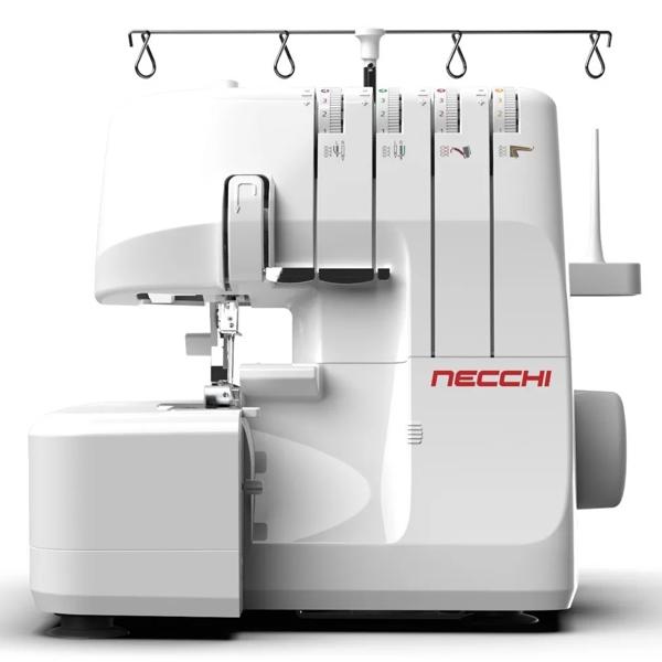 Máquina de Coser Overlock Necchi Portable Color Blanco