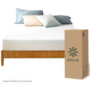Colchón Zinus 1 Plaza 90x190x15cm Espuma Alivia Presión