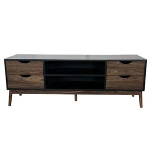 Rack TV Florencia Caoba/Negro M+Design