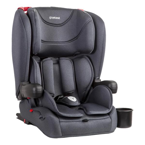 Silla de Auto Butaca SmartFix Isofix Negro Bebesit