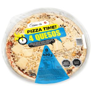 Pizza Cuatro Quesos Cuisine & Co 420g (Al llevar 2 Un)