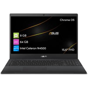 Notebook Chromebook Asus Celeron 8gb 64gb 15.6' Fhd Chromeos