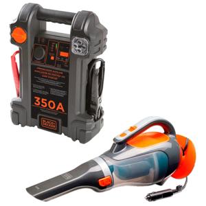 Partidor Auxiliar 350amp + Aspiradora Auto 12v Black+decker