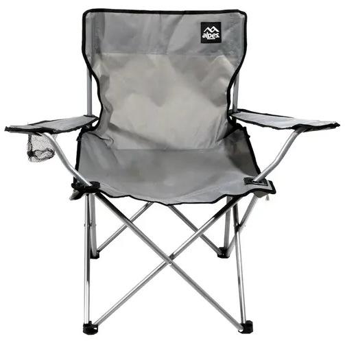 Silla Camping Apoyabrazos Gris Alpes