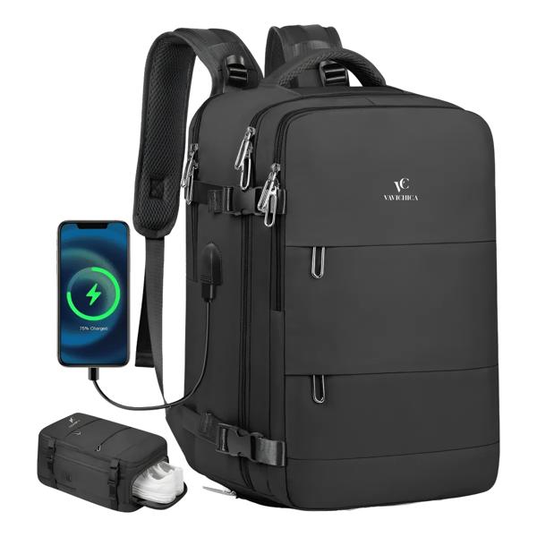 Mochila De Viaje Multifuncional Para Aviones 30L Vavichica
