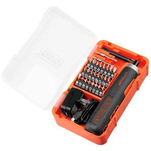 Atornillador Inalámbrico 4V + 27 Accesorios Black+Decker Bd40k27-B2