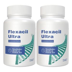 Flexacil Ultra Suplemento 2 Frascos De 60 Cápsulas 500mg