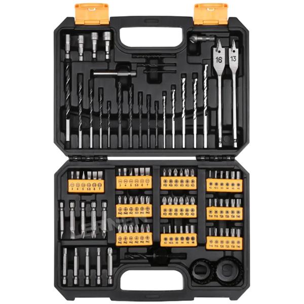 Maletín De 99 Puntas De Taladro, Brocas Y Dados