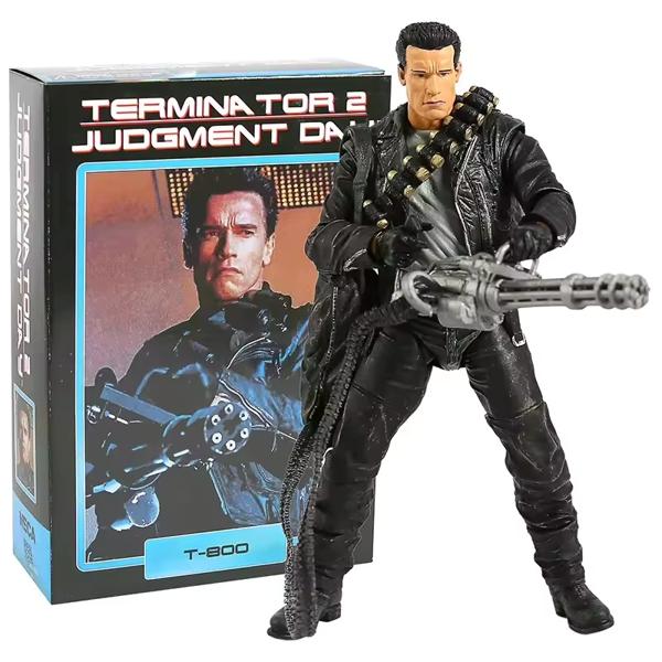 Terminator 2: Día del Julio T-800 Arnold Schwarzenegger PVC Figura 18 cm