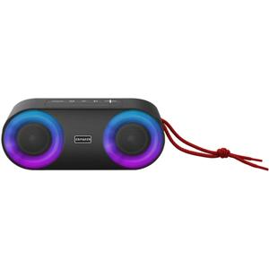Parlante Portátil Bluetooth Aiwa 20w Ipx5 Radio Fm Aw-sj215 Color Negro