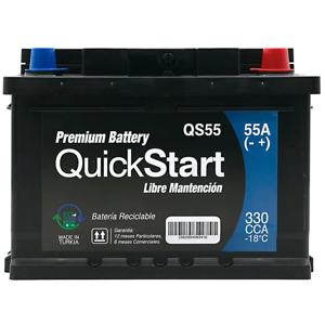 Batería 55AH 330CCA Derecho QS55 Quick Start