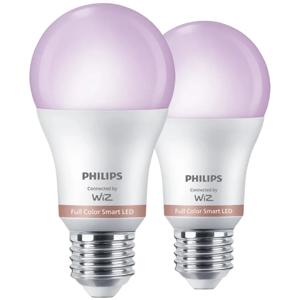 Pack 2 Ampolletas Led E27 Philips Smart 60 W Luz Rgbw Multicolor