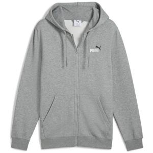 Poleron Puma Ess 2 Color Small No. 1 Logo Full-zip Ho Gris Hombre